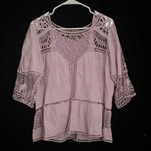 Lavender crop sleeve